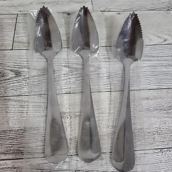 Enjoy‎ Grapefruit Spoons Set of 3 New in Package Stainless Steel - Picture 1 of 7